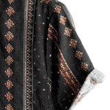 Chemise à Manches Courtes en Coton de Style Western des Années 70 avec Ceinture Noire pour Hommes