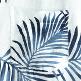 Chemise en Coton à Manches Courtes pour Hommes, avec Boutons et Poche, Casual, Hawaïenne