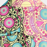 Chemise à Manches Courtes en Coton avec Crâne Rose pour Hommes