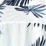 Chemise en Coton à Manches Courtes pour Hommes, avec Boutons et Poche, Casual, Hawaïenne