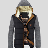 Alexandre | Veste matelassée bleu marine à capuche