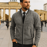 Lucien | Pull zippé en maille