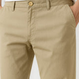 Pantalon homme – Coupe droite en coton avec élasthanne