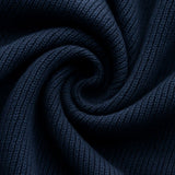Pull homme à demi-zip et col montant – Bleu royal