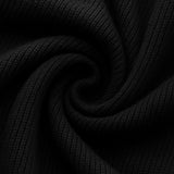Pull homme à demi-fermeture éclair et col montant – Noir