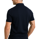 Gregorio - polo moderne avec zip à mi-hauteur