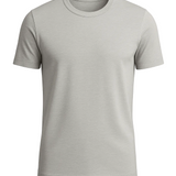 T-shirt Slim-Fit pour Homme en Brume Argentée