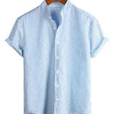 Chemise à Manches Courtes en Coton pour Hommes