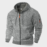 Fernand | Veste polaire bleue à capuche