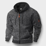 Fernand | Veste polaire bleue à capuche
