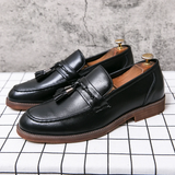 Mocassins en Cuir avec Franges
