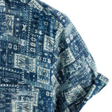 Chemise à Manches Courtes en Coton Rétro Casual pour Hommes