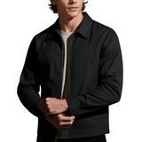 Veste en Twill Léger pour Hommes – Gris Foncé – Coupe Régulière