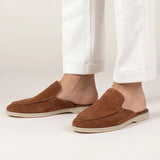 Mules en velours bordeaux Yacht