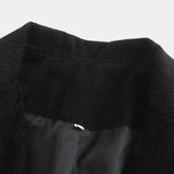 Éric | Veste blazer en velours côtelé marron