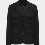 Éric | Veste blazer en velours côtelé marron