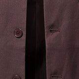 Jean-Michel | Veste de ville bordeaux col montant