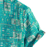Chemise à Manches Courtes en Coton Rétro Casual pour Hommes