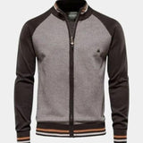 Thierry | Gilet zippé en maille esprit college