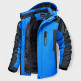 Mathieu | Veste outdoor verte à capuche