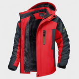 Mathieu | Veste outdoor verte à capuche