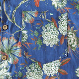 Chemise en Coton pour Homme à Manches Courtes avec Motif Floral, Respirante et Fraîche