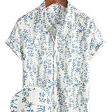 Chemise en Coton à Manches Courtes pour Hommes