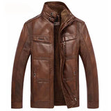 Veste Masculine en Cuir de Haute Qualité