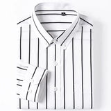 Chemise en Coton Élégante à Motifs