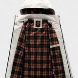 Jean-Jacques | Veste d'hiver blanc cassé à capuche