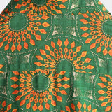 Chemise en Coton pour Homme au Style Rétro des Années 70 à Fleurs, Verte, pour l'Été, de Plage, Boho, à Manches Courtes