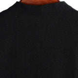 Chemise en Coton pour Homme de Couleur Unie avec Col Haut et Fermeture Moyenne, avec Poche à l'Avant