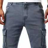 Pantalon Marino Cargo Stretch