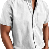 Chemise Élégante à Manches Courtes