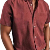 Chemise Élégante à Manches Courtes