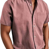 Chemise Élégante à Manches Courtes