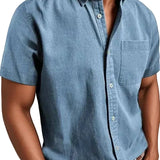 Chemise Élégante à Manches Courtes