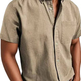 Chemise Élégante à Manches Courtes