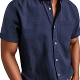 Chemise Élégante à Manches Courtes