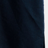 Chemise en Coton pour Homme de Couleur Unie avec Col Haut et Demi-Boutons, avec Poche à l'Avant
