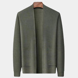 Olivier | Gilet long ouvert camel