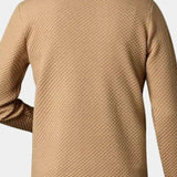 Olivier | Gilet long ouvert camel