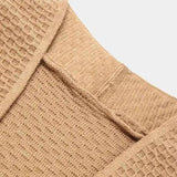 Olivier | Gilet long ouvert camel