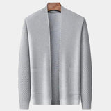 Olivier | Gilet long ouvert camel