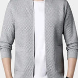 Olivier | Gilet long ouvert camel