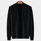 Olivier | Gilet long ouvert camel