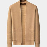 Olivier | Gilet long ouvert camel