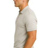 Gregorio - polo moderne avec zip à mi-hauteur