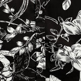 Chemise à Manches Courtes en Coton avec Motif Floral pour Hommes