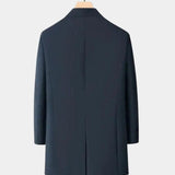 Philippe | Manteau d'hiver bleu marine effet superposé